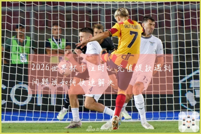 2026世界杯下注时，充值提款遇到问题该如何快速解决