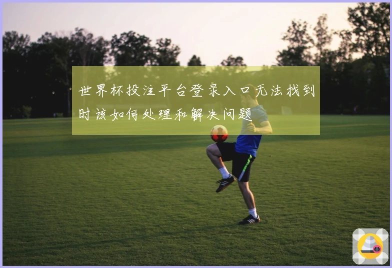 世界杯投注平台登录入口无法找到时该如何处理和解决问题