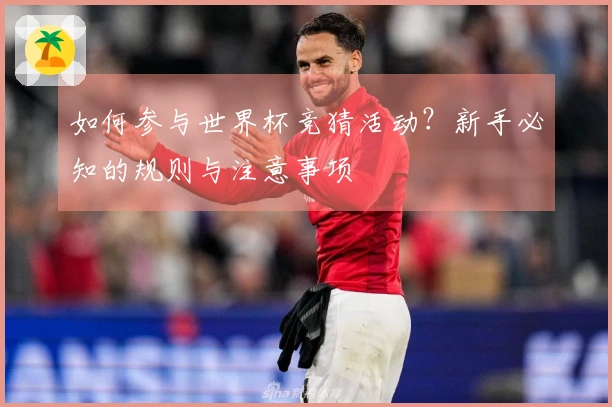 如何参与世界杯竞猜活动？新手必知的规则与注意事项
